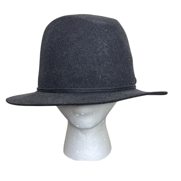 Coal Headwear Dark Gray Wool Fedora Hat, Size Large - Picture 1 of 7